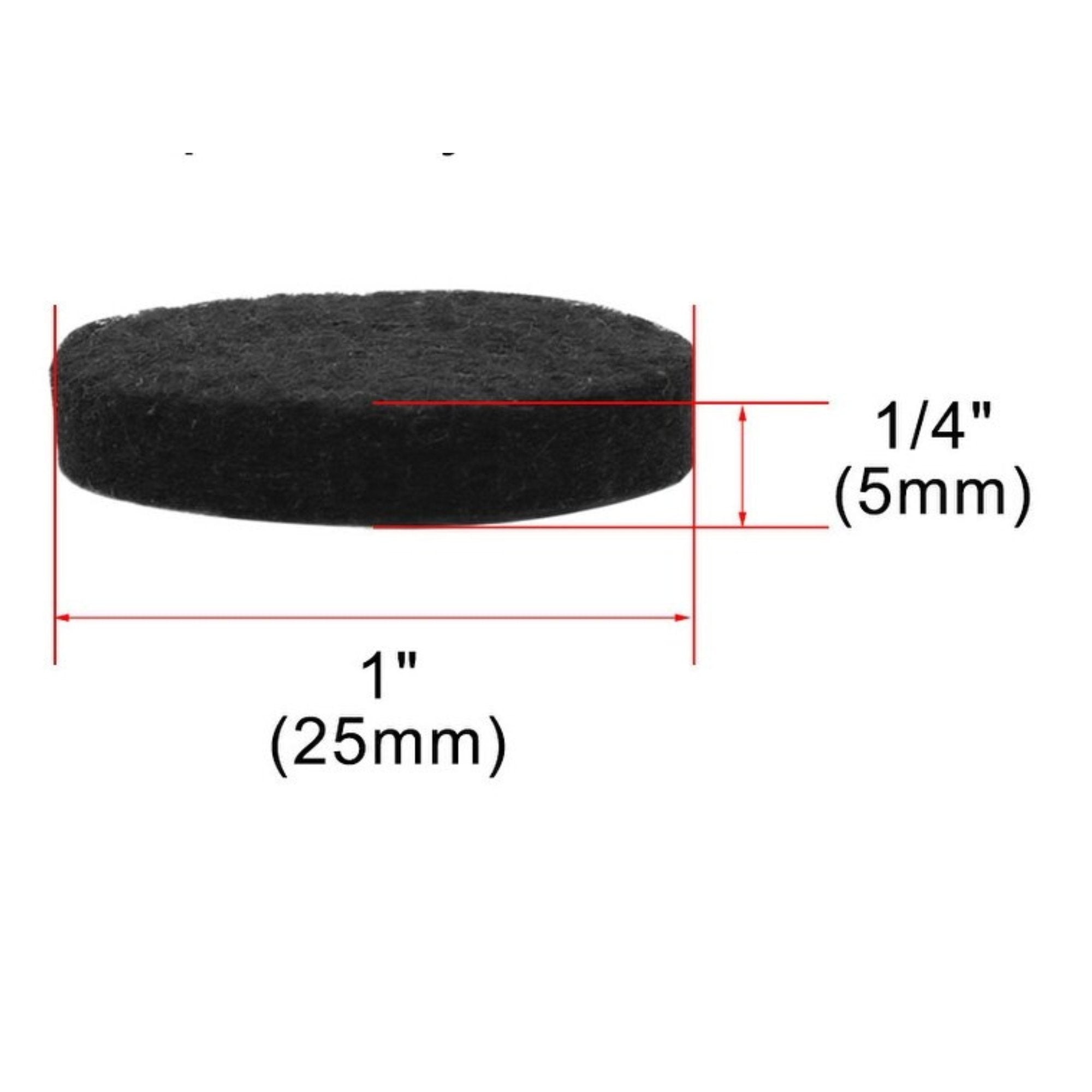 1" Round Felt Pads Set, Furniture & Floor Protectors: 16 Pack Furniture Floor Protectors Furniture care product detail image