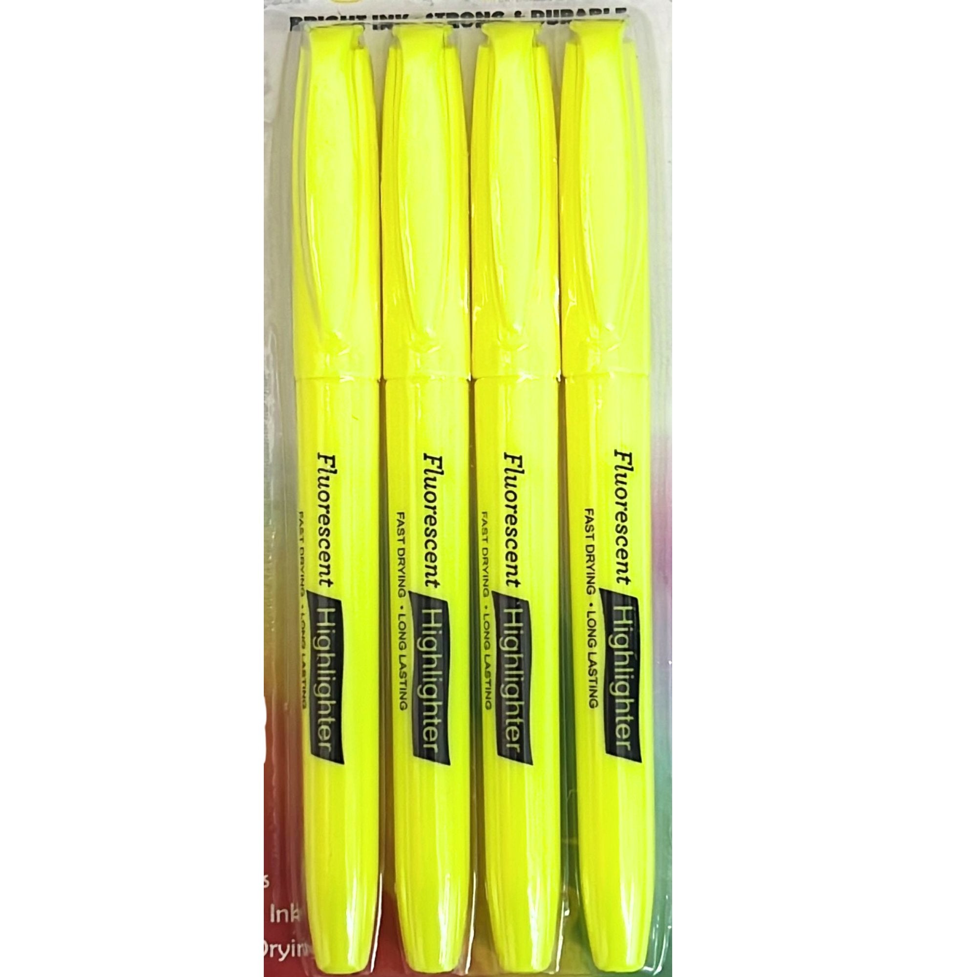Elite Series –Fluorescent Highlighters: 4 Pack Markers School product detail image