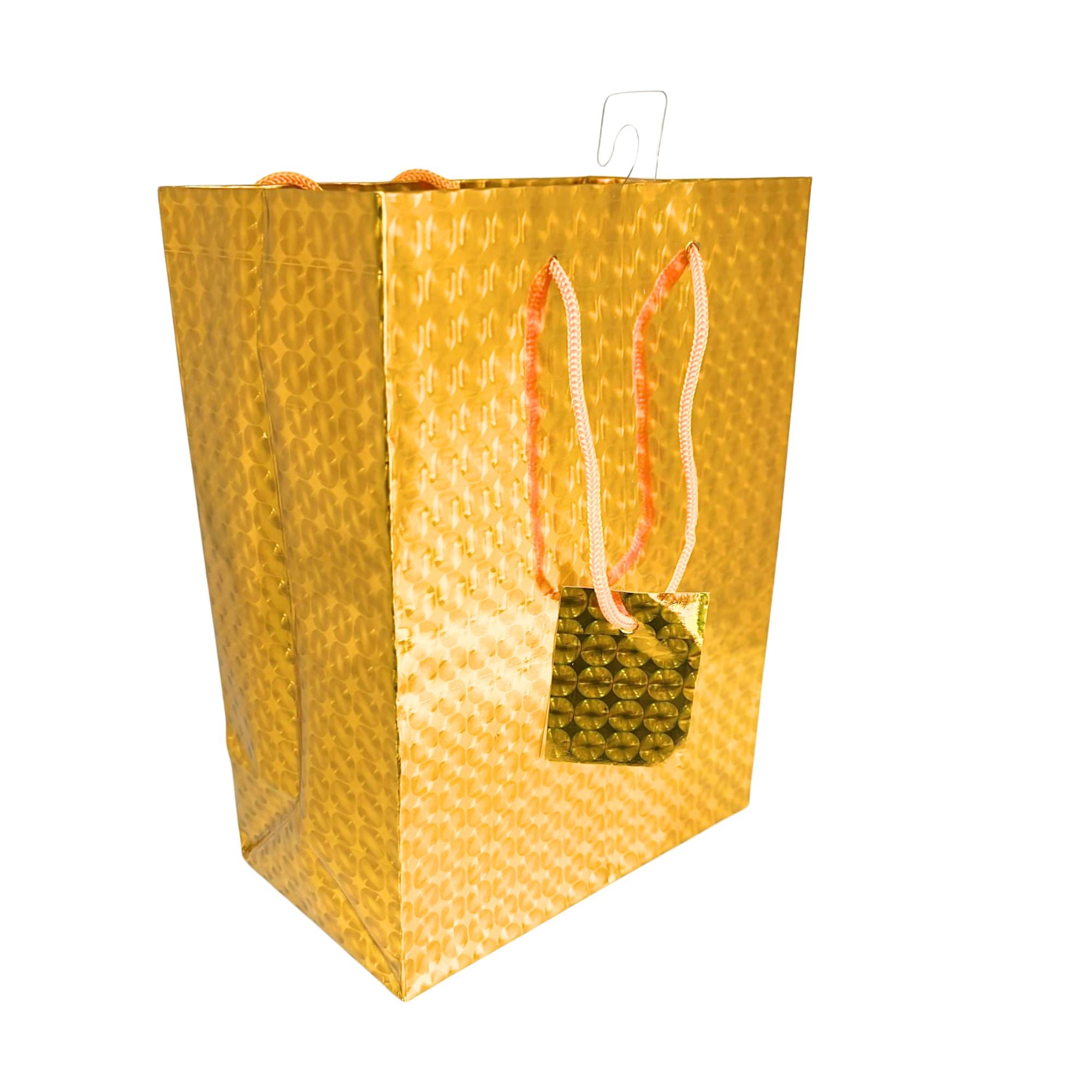 Foil & Holographic Gift Bags – 9 x 7 x 4 Inches: 1 Pack Party Bag size and feature image