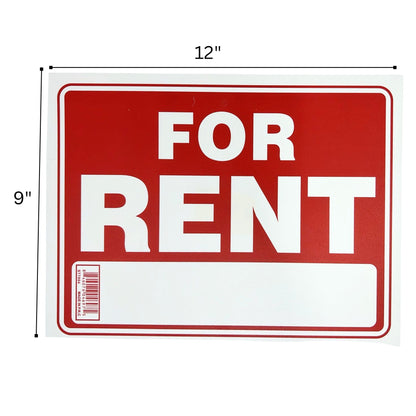 FOR RENT Plastic Signage Sign-1CT