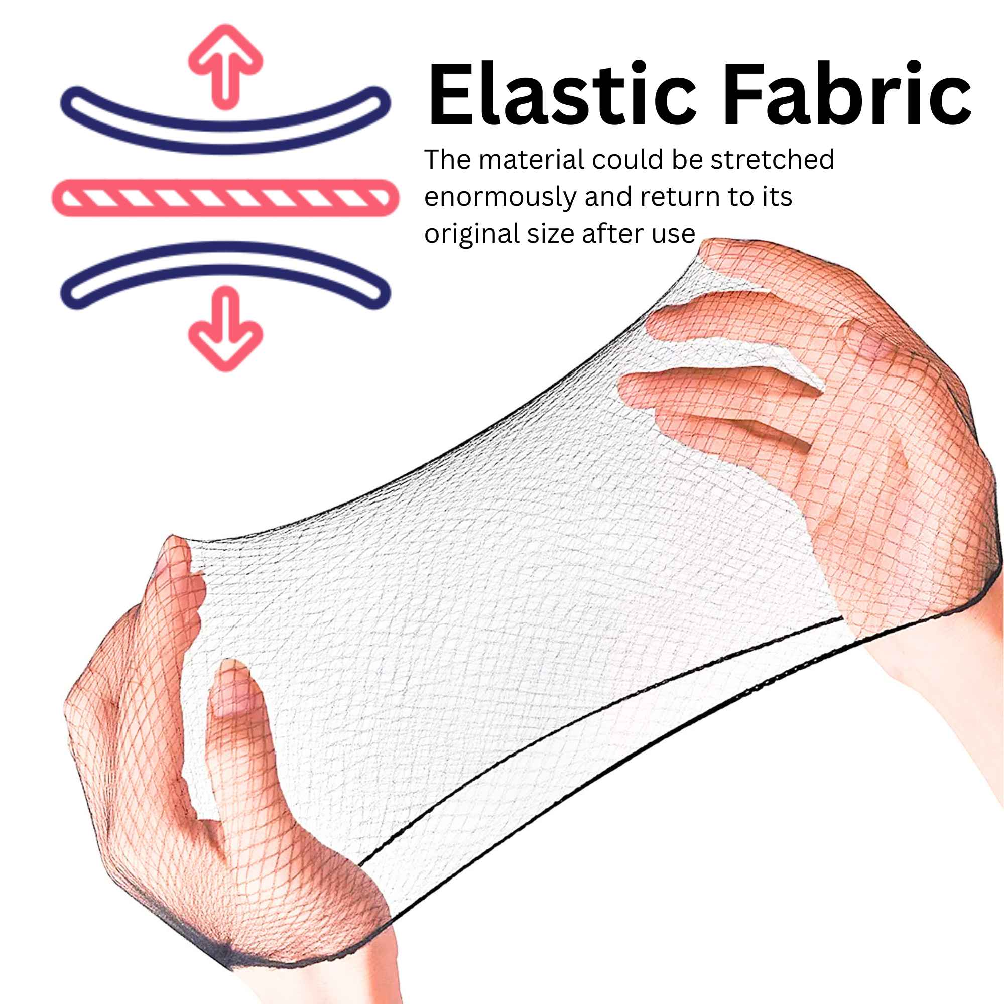 French Mesh Hair Net: 3 Pack Hair hairs lifestyle use image