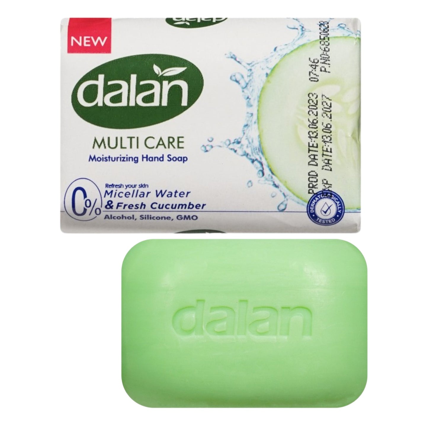 Dalan Micellar Water & Fresh Cucumber Moisturizing Soap Bar