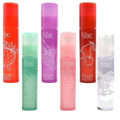 She Makeup Clear Lip Gloss with Flavor Scents