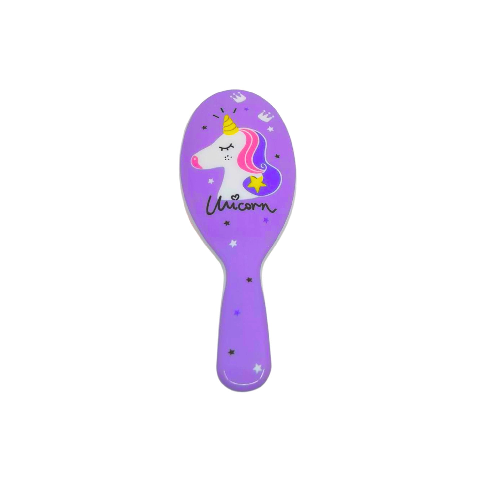 Unicorn Detangler Hair Brushes for Girls: 1 Pack Holiday Gift Kids Hair size and feature image
