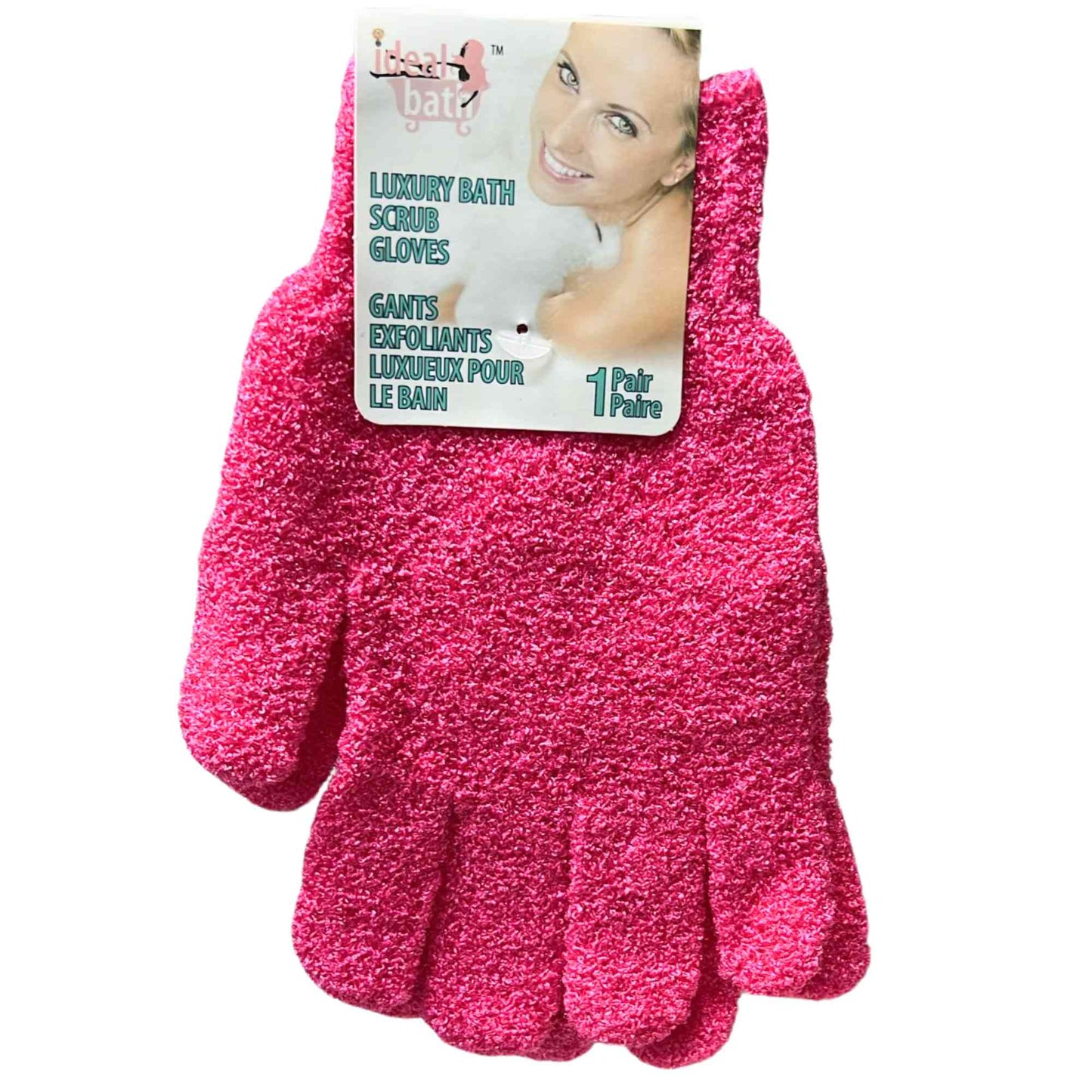 Luxury Bath Exfoliating Mitts Scrub Gloves