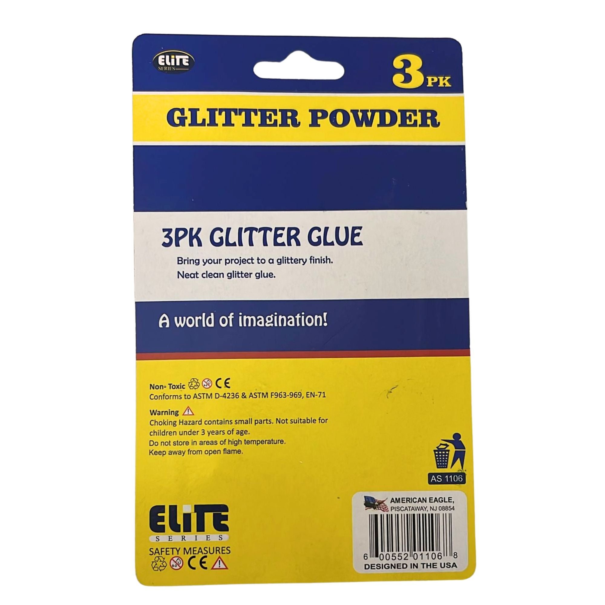 Glitter Powder – Vibrant and Sparkly: 3 Pack Sequins & Glitter DIY product detail image