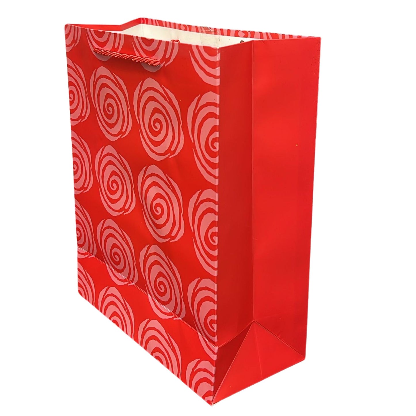 Shiny Red Glittery Valentines Day Gift Bag