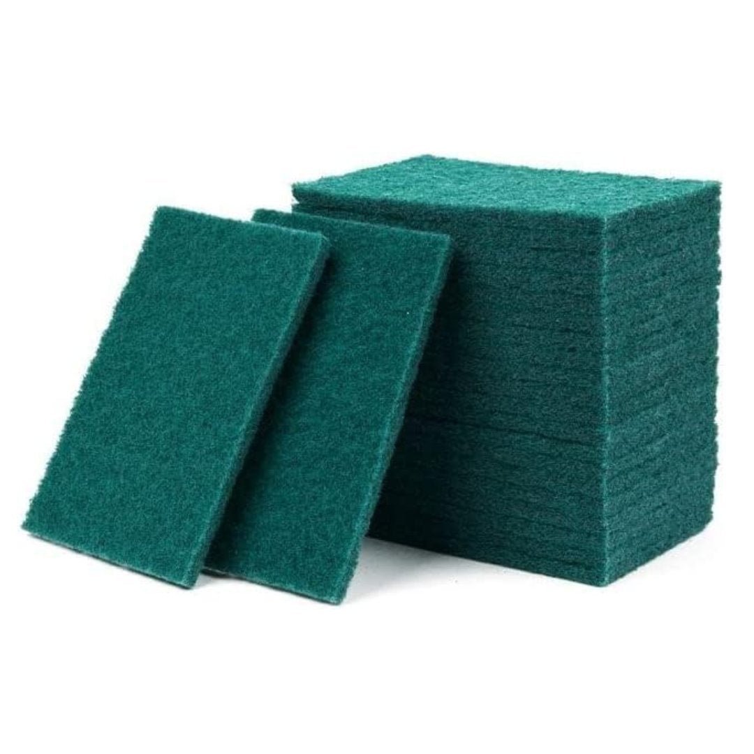 Green Multi Purpose Scrubbers – 4 Pack Cleaning Scrubber size and feature image