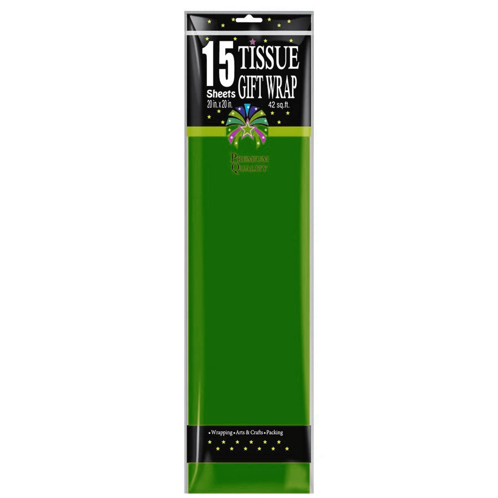  Green Premium Quality Tissue Gift Wrapping Paper