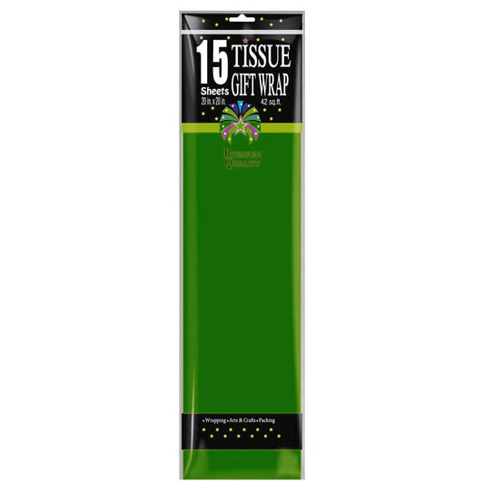  Green Premium Quality Tissue Gift Wrapping Paper