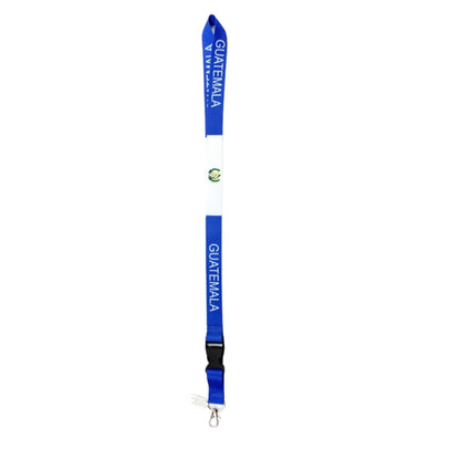 Guatemala Flag Lanyard Keychain with Quick Release – Neck Strap for Keys, ID Cards, and Badges
