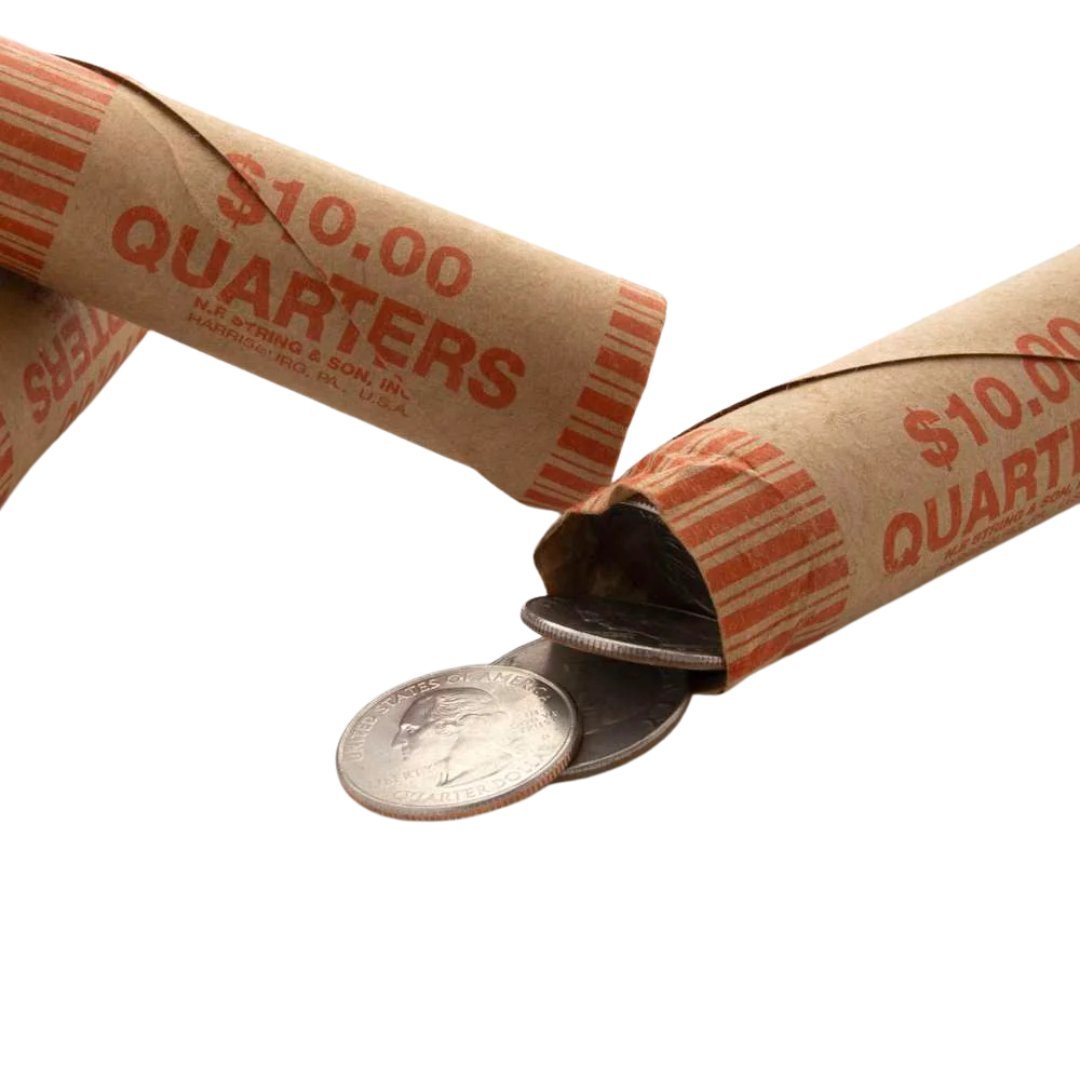 Coin Wrappers: 36CT Paper Coin Wrappers & Bill Straps office product image 7