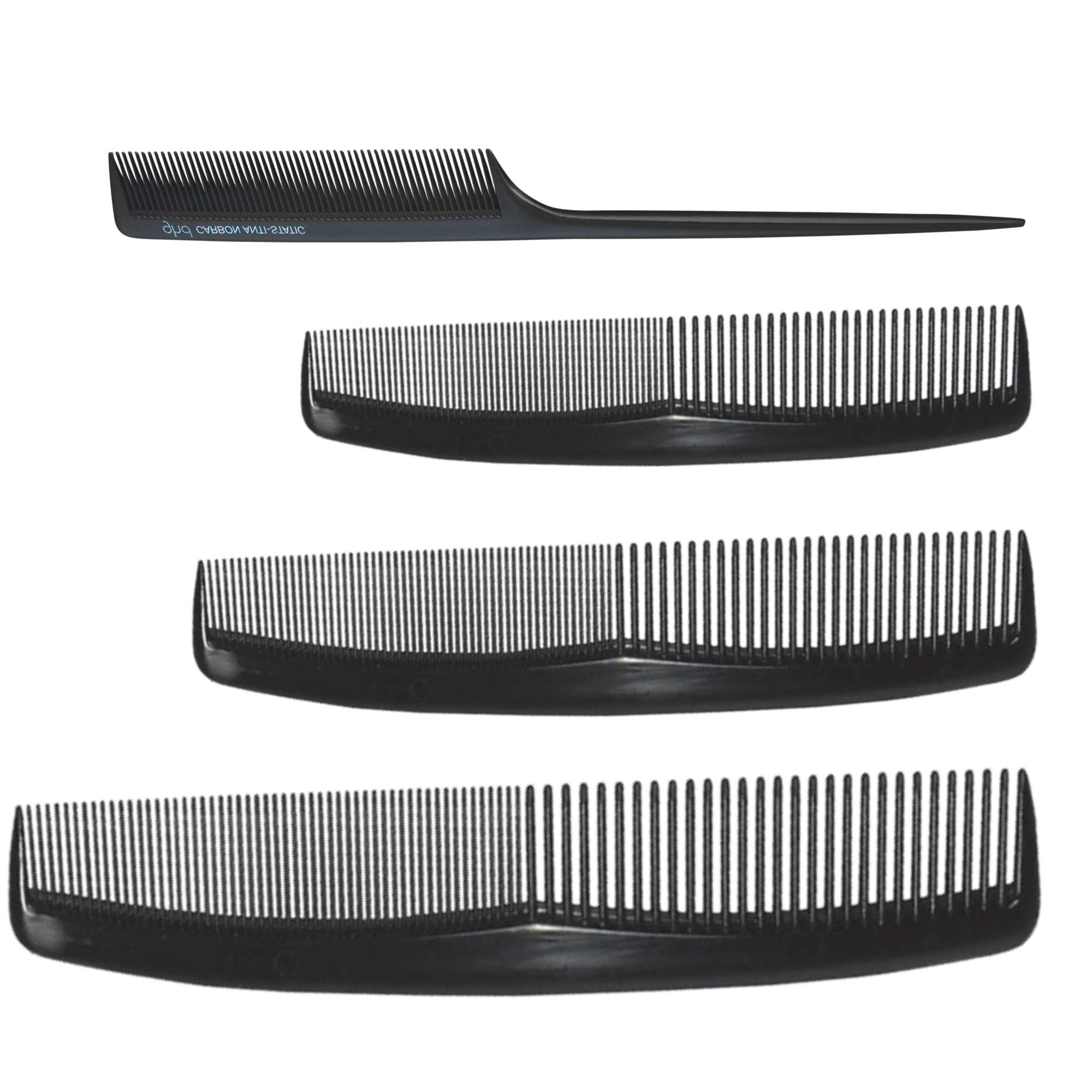 Multi Purpose 4 Pcs Hair Comb Set Beauty Tools size and feature image