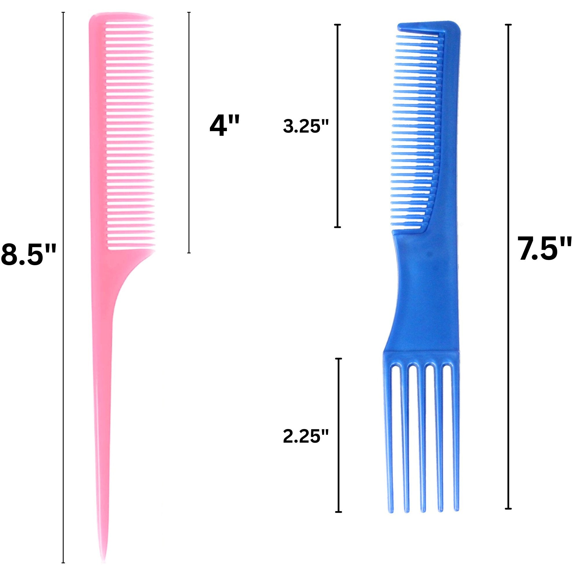 Hair Comb Set : 2 Pcs Set Beauty Tools beauty Hair product detail image
