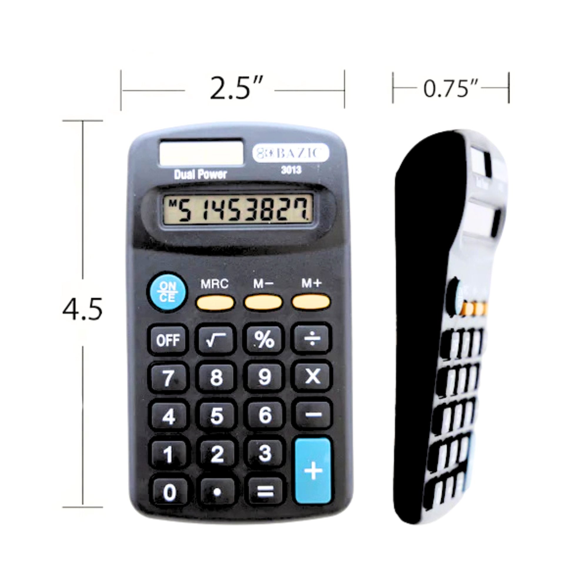Handheld Calculator, On the Go Calculations: 1 Pack calculator School product detail image