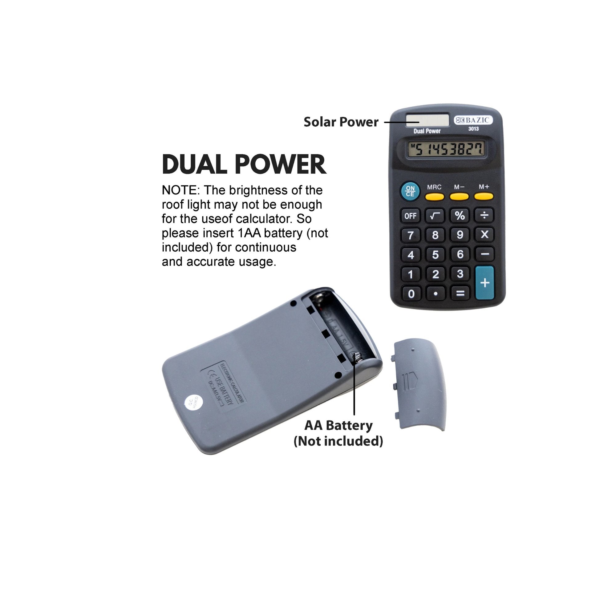 Handheld Calculator, On the Go Calculations: 1 Pack calculator School lifestyle use image