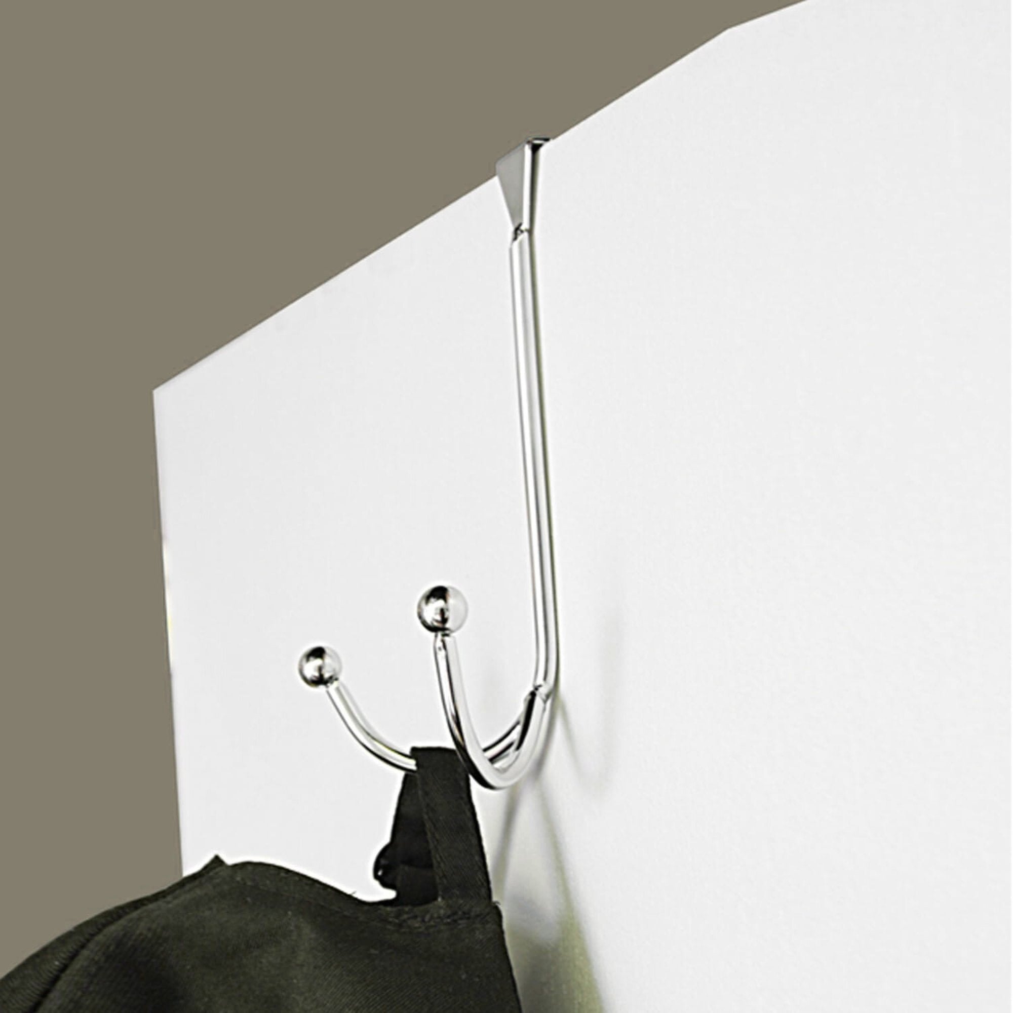 Two Prong Stainless Steel Over the Door Hook 1 Pack Robe Hooks Hardware product image 5