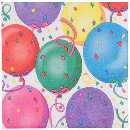 Hanna K. Signature Special Birthday Healy's Balloons Lunch Napkin