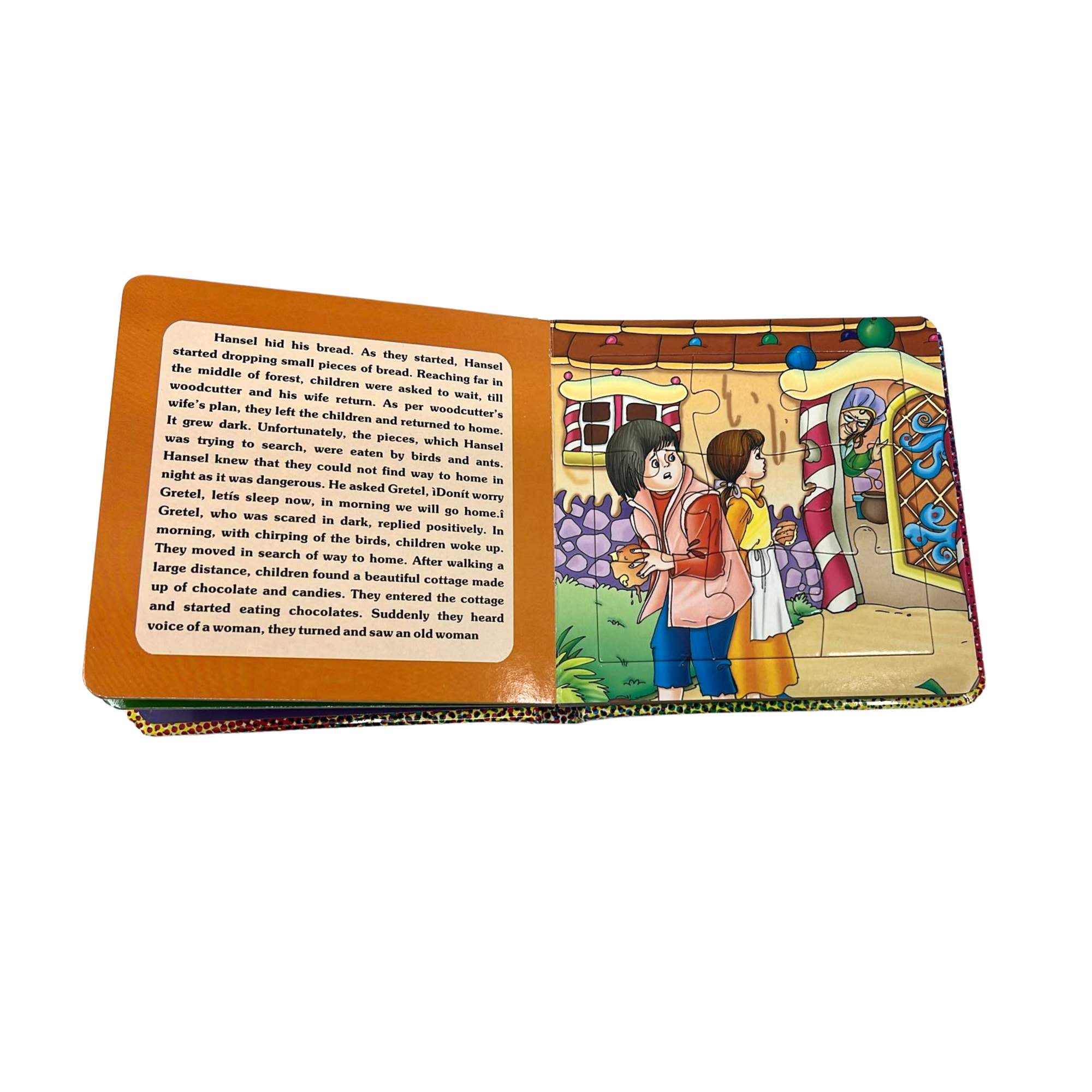 Hansel & Gretel Jigsaw Puzzle Book. Storybook Adventure all in one Coloring Books & Pads Book Puzzle product detail image