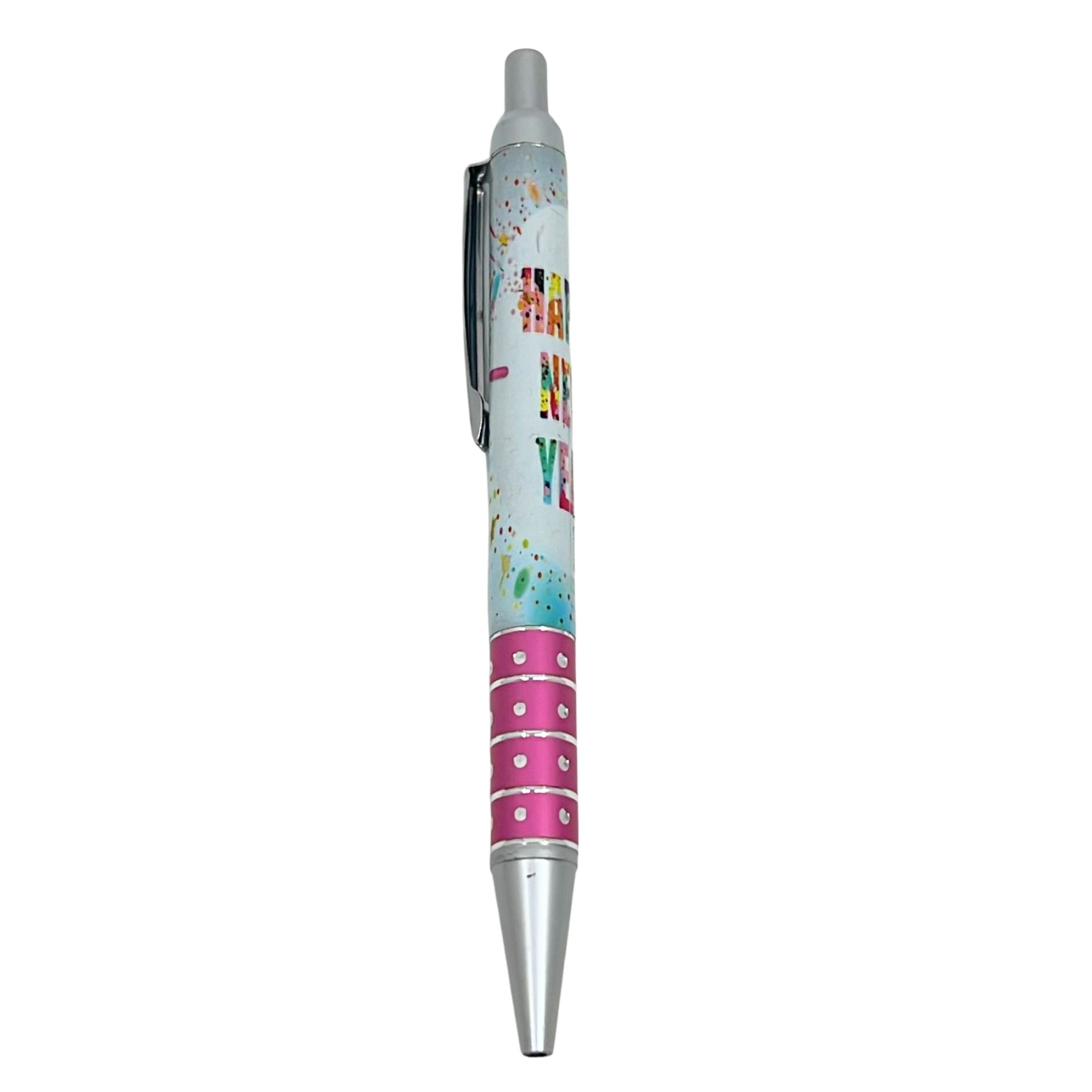 Happy New Year Pen with Soft Grip: 1 Pack Ballpoint Pens Ballpoint Pens School lifestyle use image