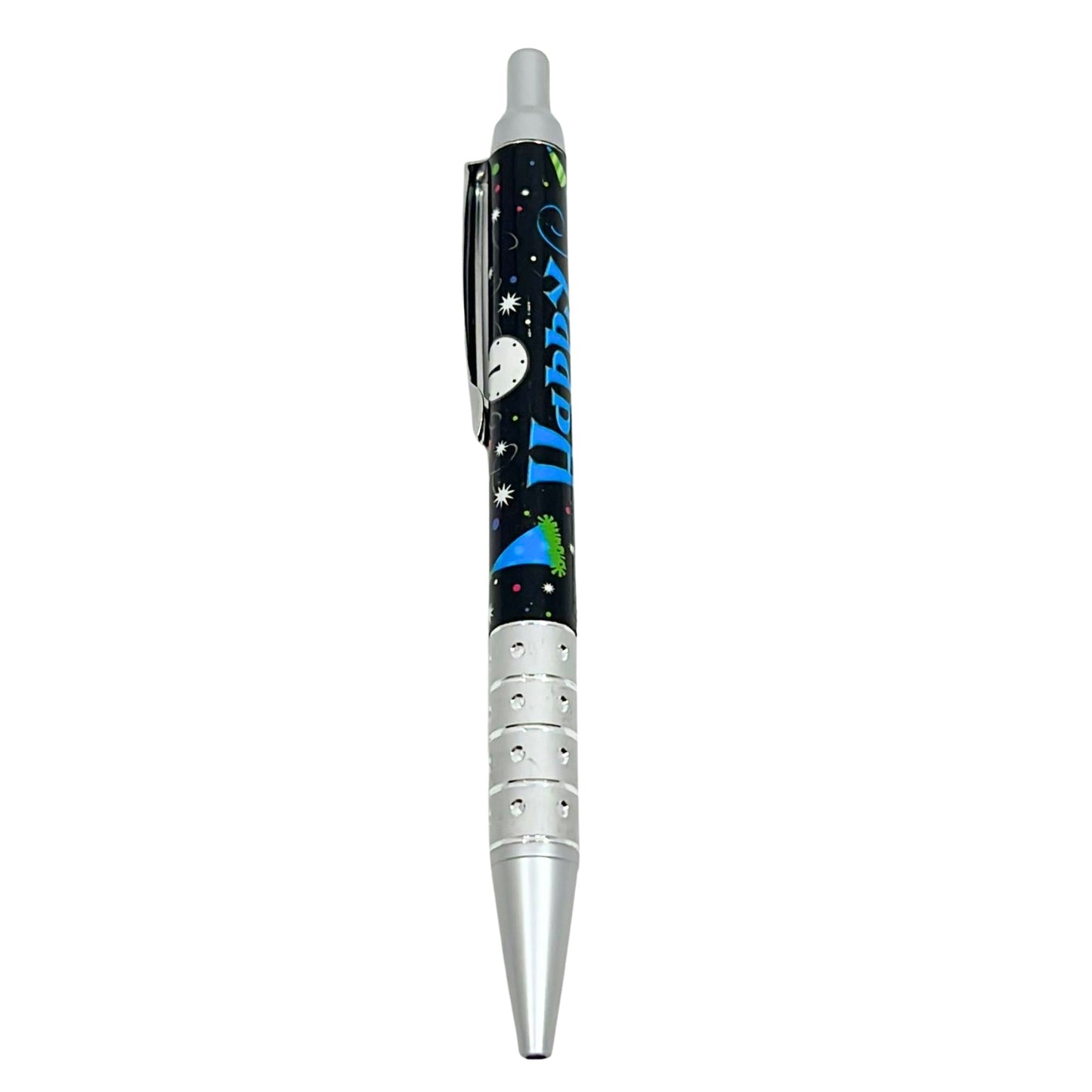 Happy New Year Pen with Soft Grip