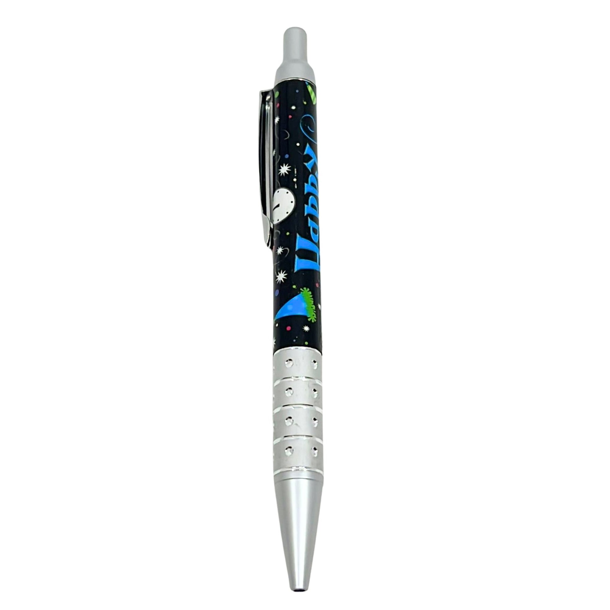 Happy New Year Pen with Soft Grip