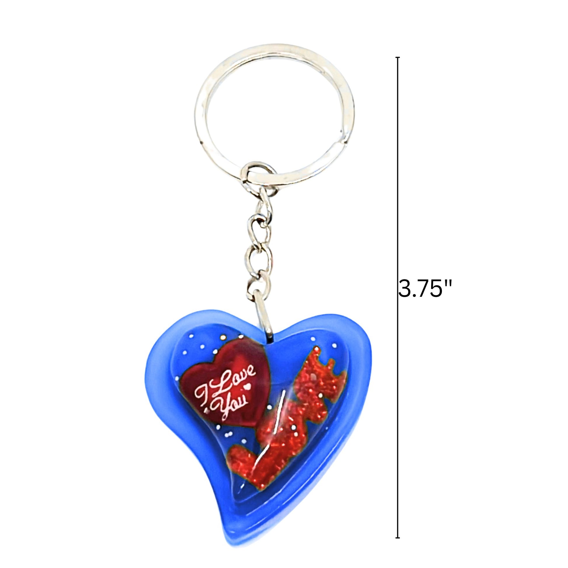 Heart Shape Keychain – Glowing at Night, Colors May Vary