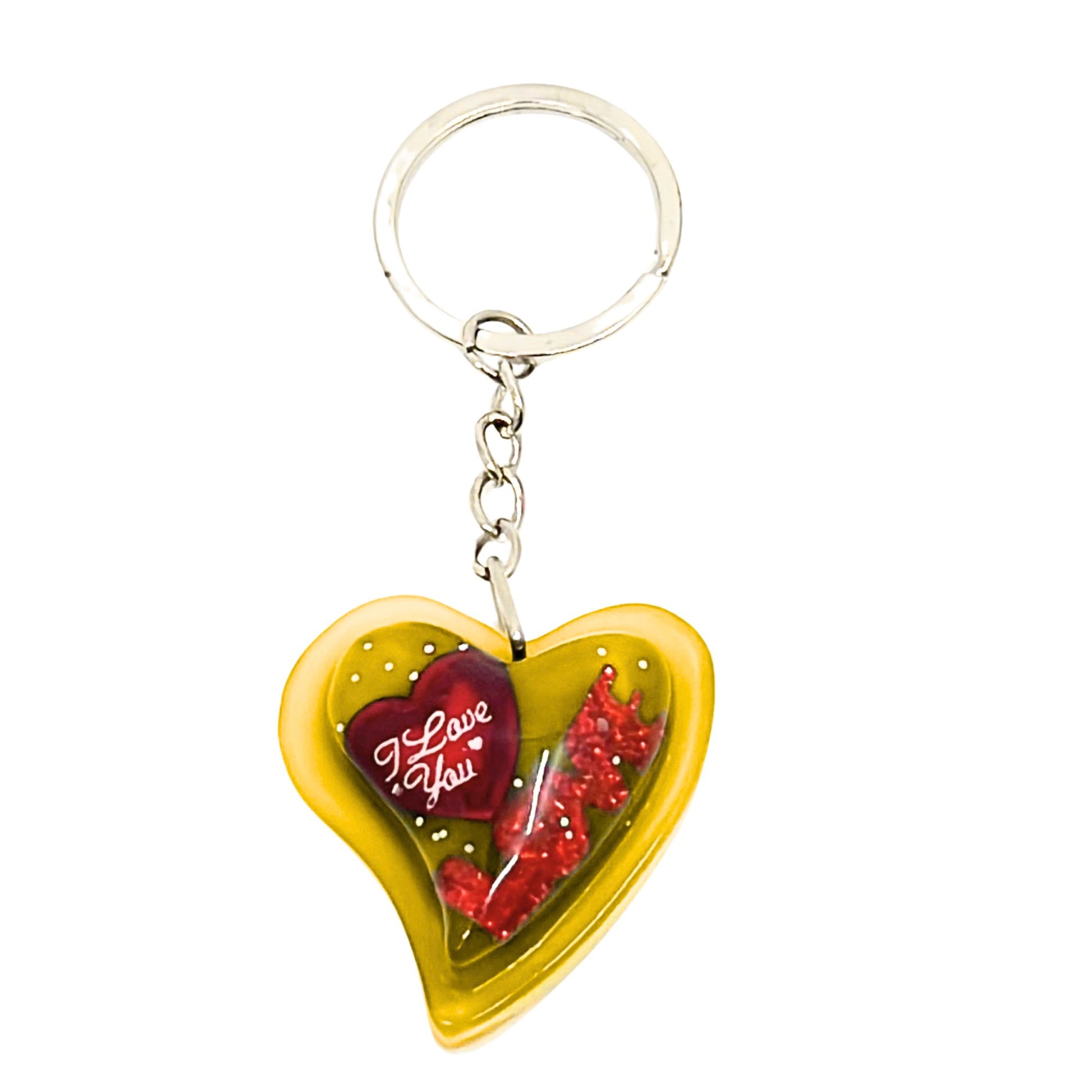 Heart Shape Keychain – Glowing at Night, Colors May Vary