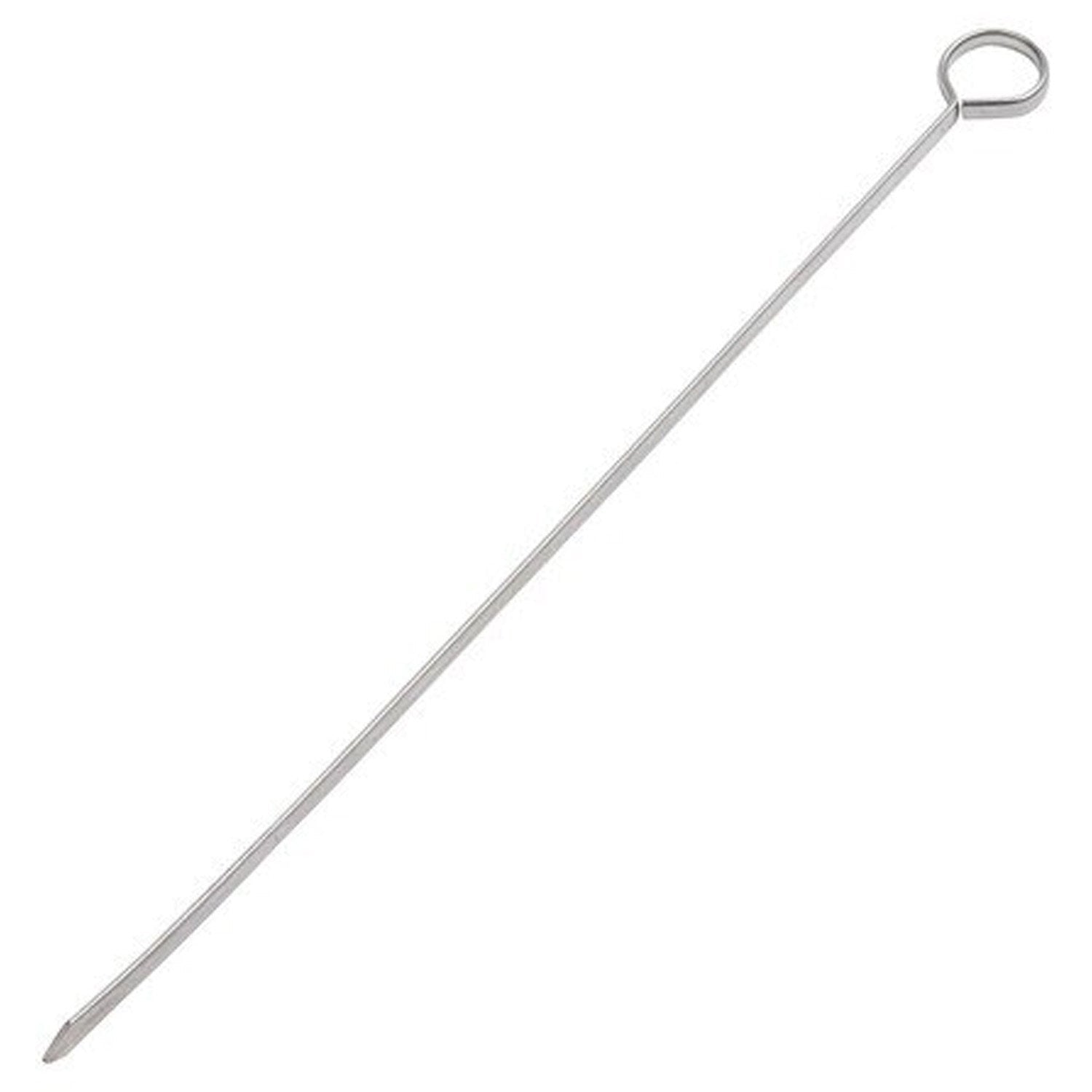 Heavy 12 inch Metal SKEWERS : 6 Pack BBQ Gadget size and feature image