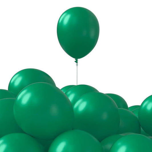 Helium-Quality Natural Latex Balloons  Dark Green, Safe for Age 8+ – Party & Event Decorations