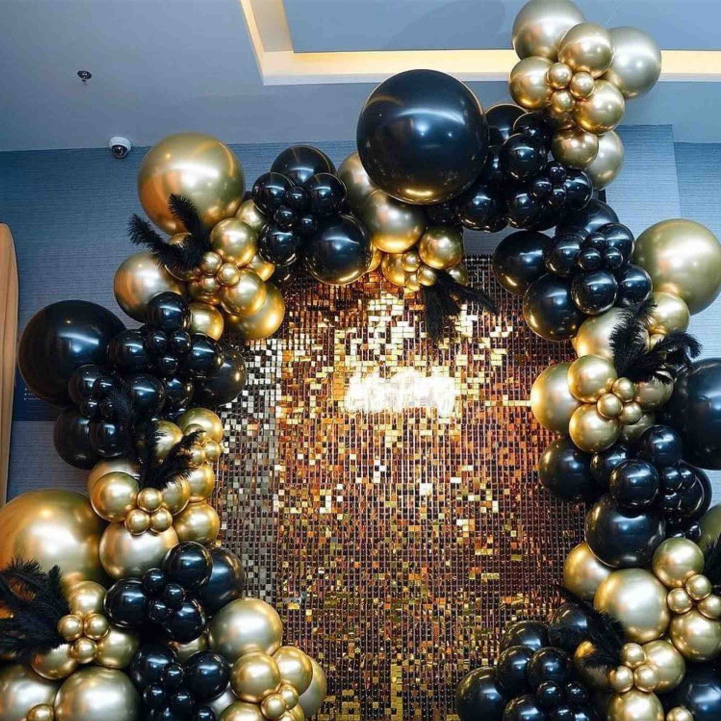 Helium-Quality Natural Latex Balloons Golden, Safe for Age 8+ – Elegant Party & Event Decorations