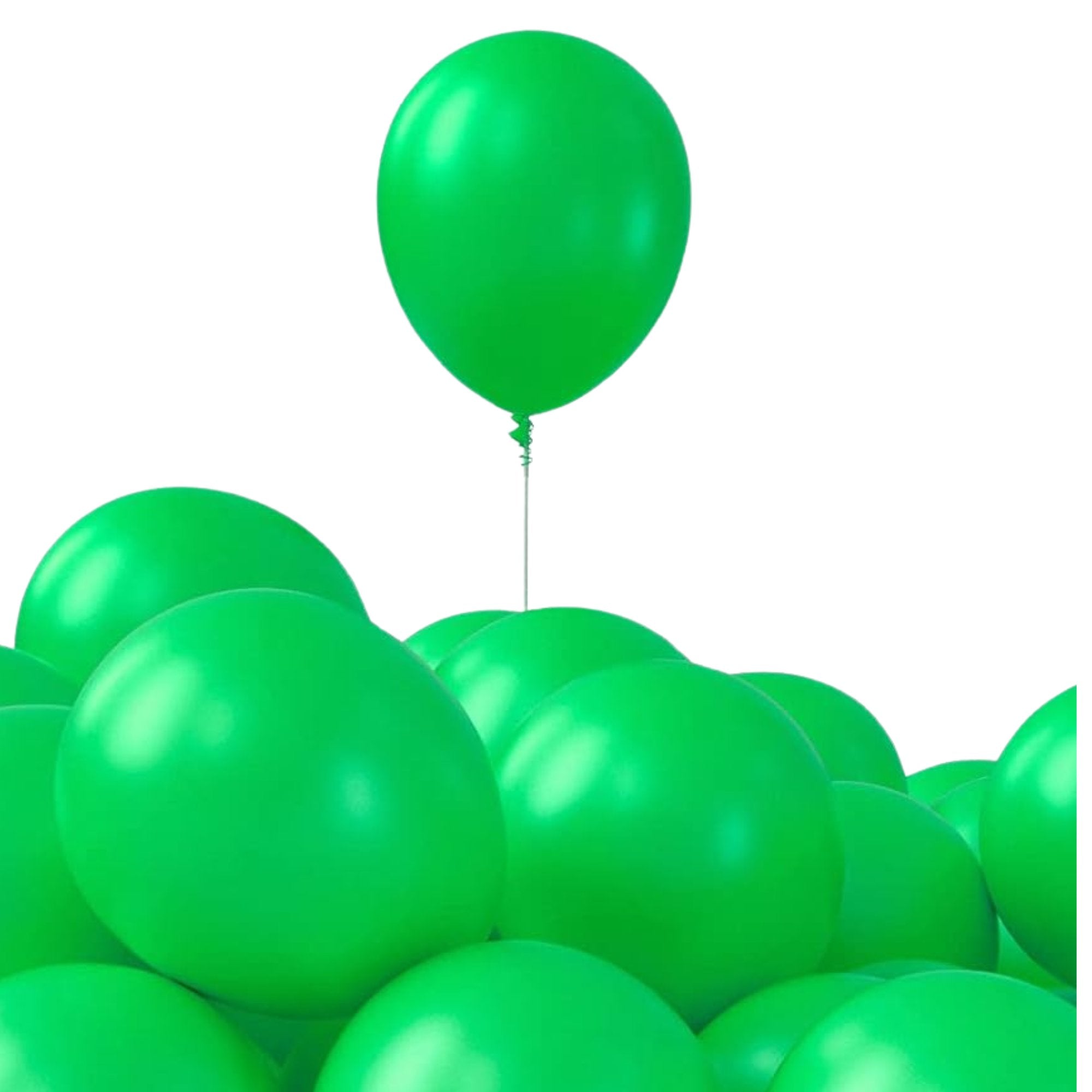 12" Helium Quality Natural Latex Balloons Light Green 10 Pack main product image