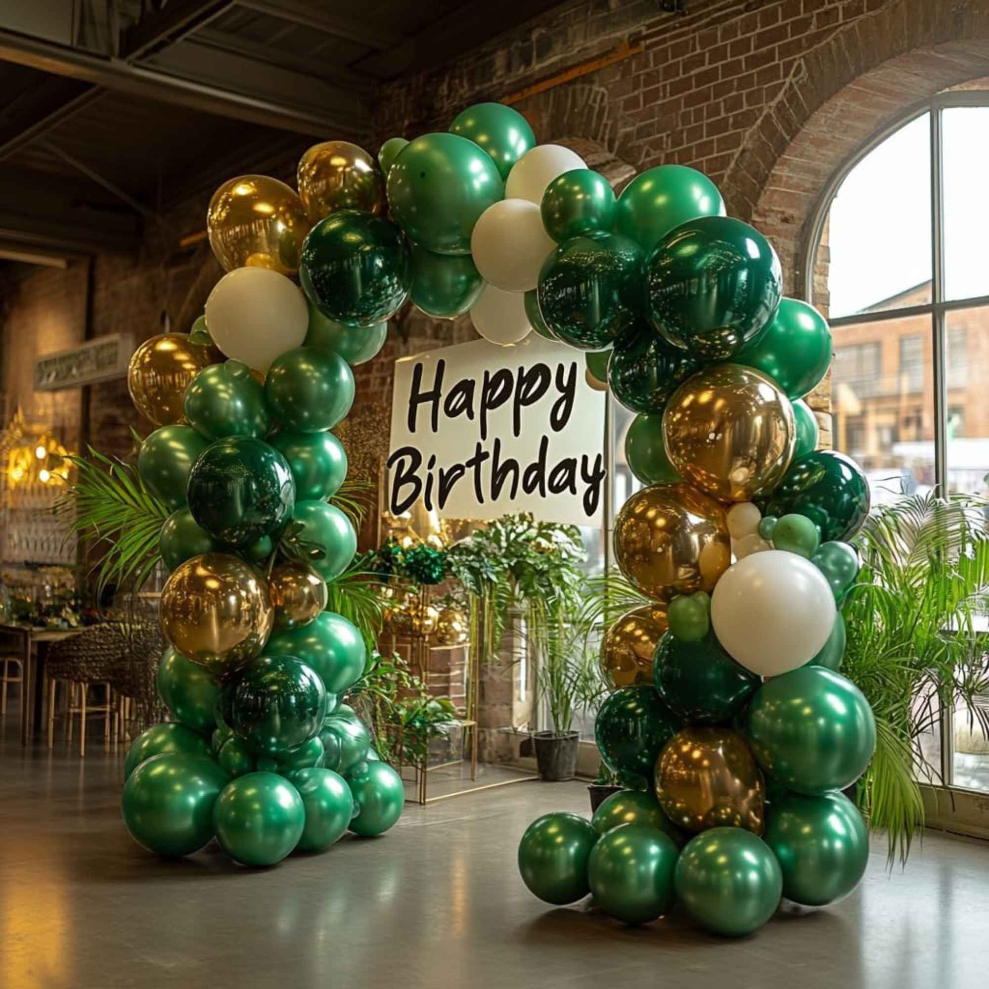 12" Helium Quality Natural Latex Balloons Light Green 10 Pack product image 7