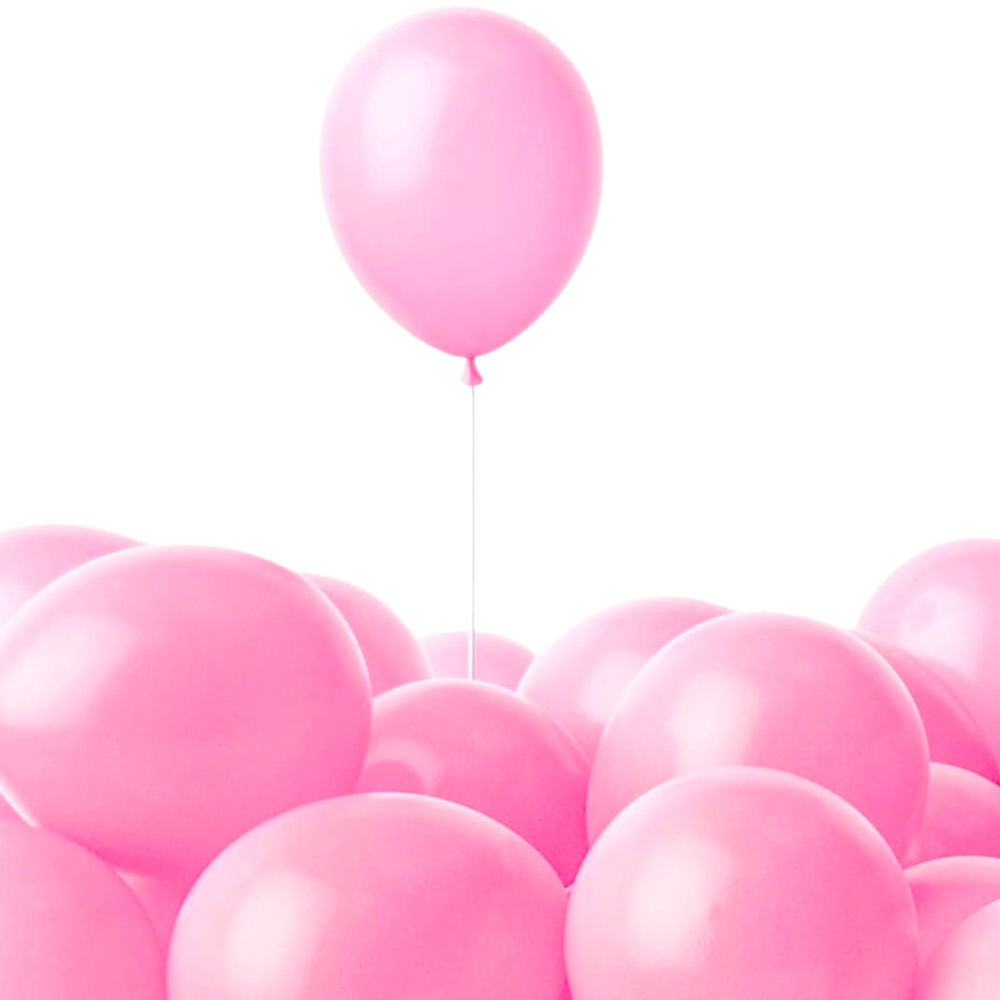 12" Helium Quality Natural Latex Balloons Light Pink 10 Pack main product image