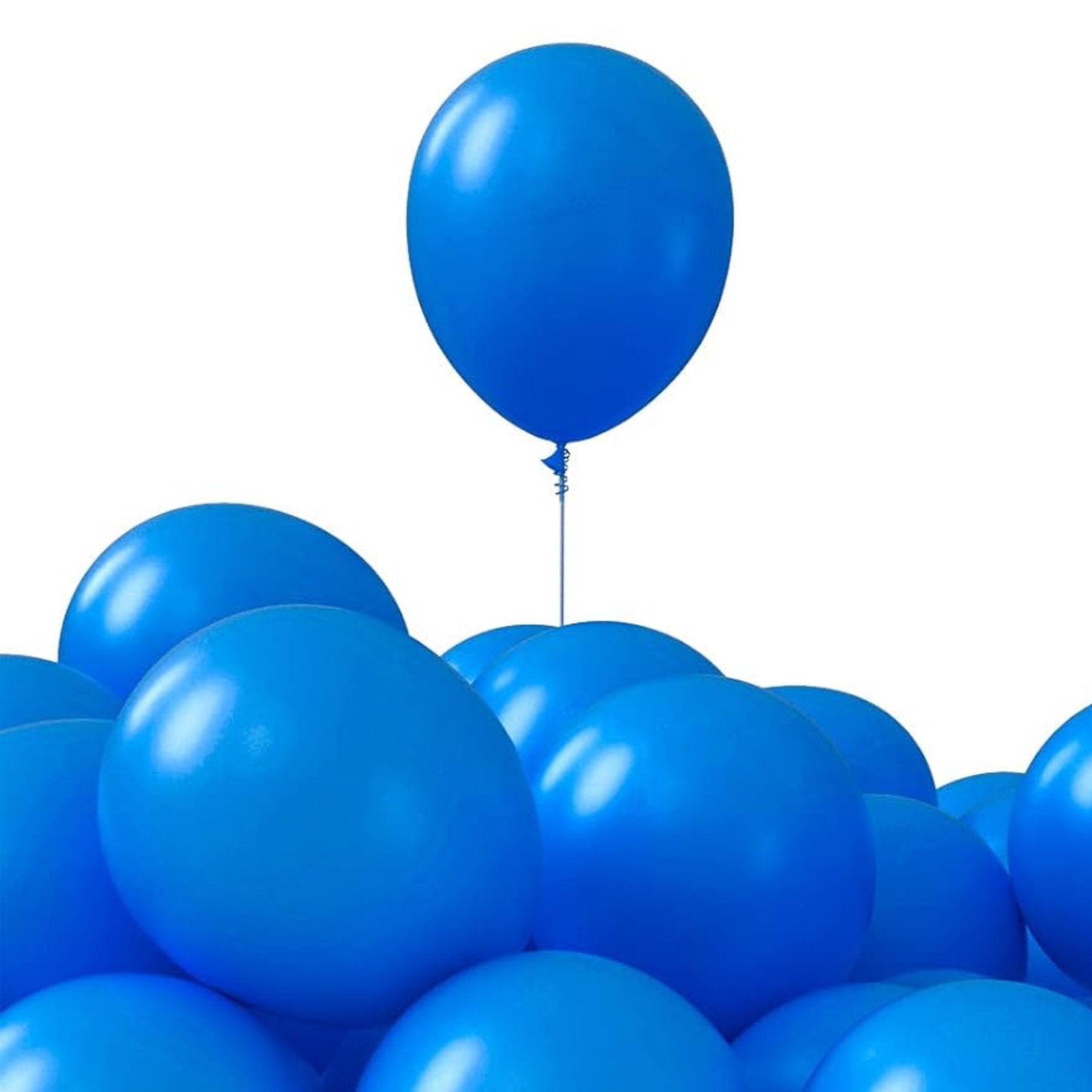 12" Helium Quality Natural Latex Balloons Navy Blue 10 Pack main product image