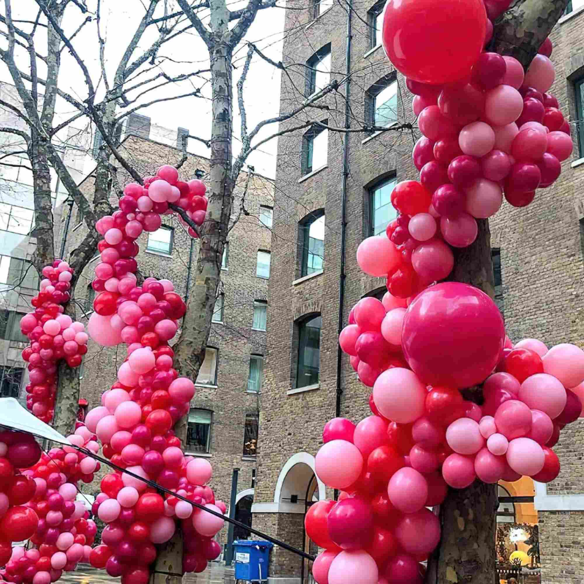12" Helium Quality Natural Latex Balloons Pink 10 Pack product image 5