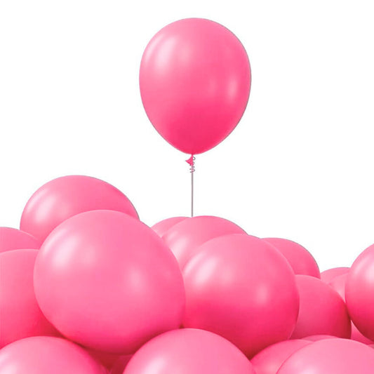 Helium-Quality Natural Latex Balloons Pink, Safe for Age 8+ – Soft Party & Event Decorations