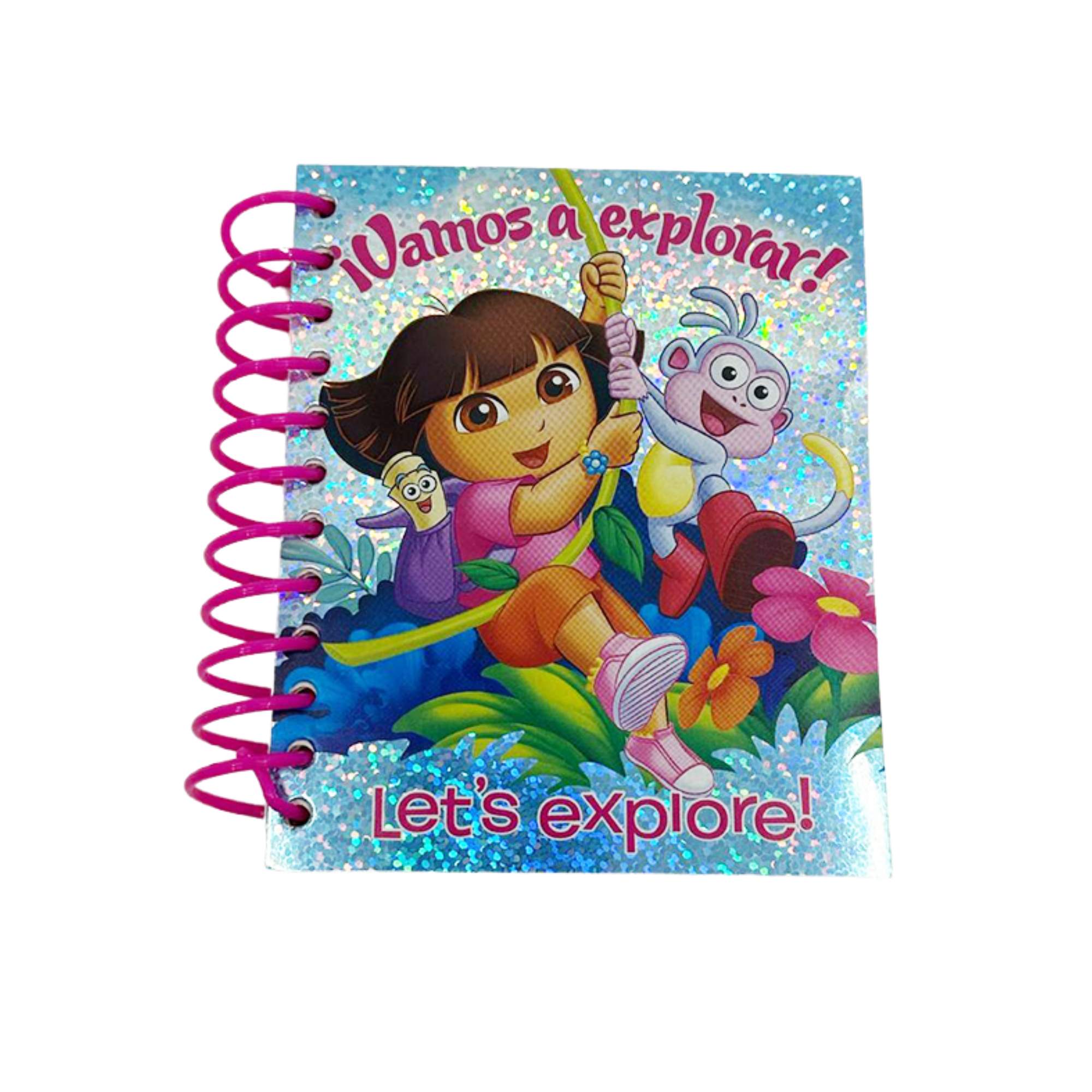 Holographic Spiral Dora the Explorer Rules Notebook:1 Pack Pocket Notebooks Notebook School main product image