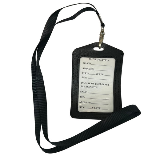 Identification Card Holder with Neck Ribbon