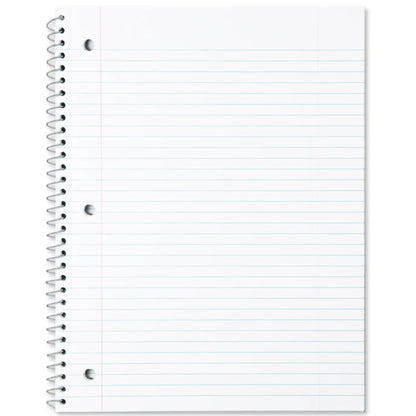 1-Subject Spiral Notebook – Wide Ruled  Durable and Stylish for School, Work, or Home 70Sheets