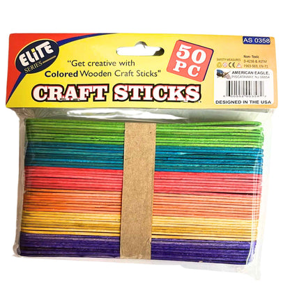 Incraftables Vibrant  Color Popsicle Craft Sticks