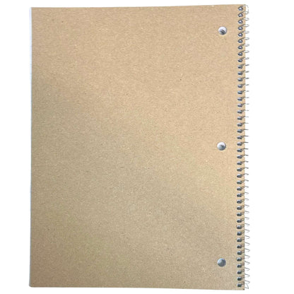 Spiral Notebook – Wide Ruled, Durable Cover – Ideal for School, Home, or Office Use: