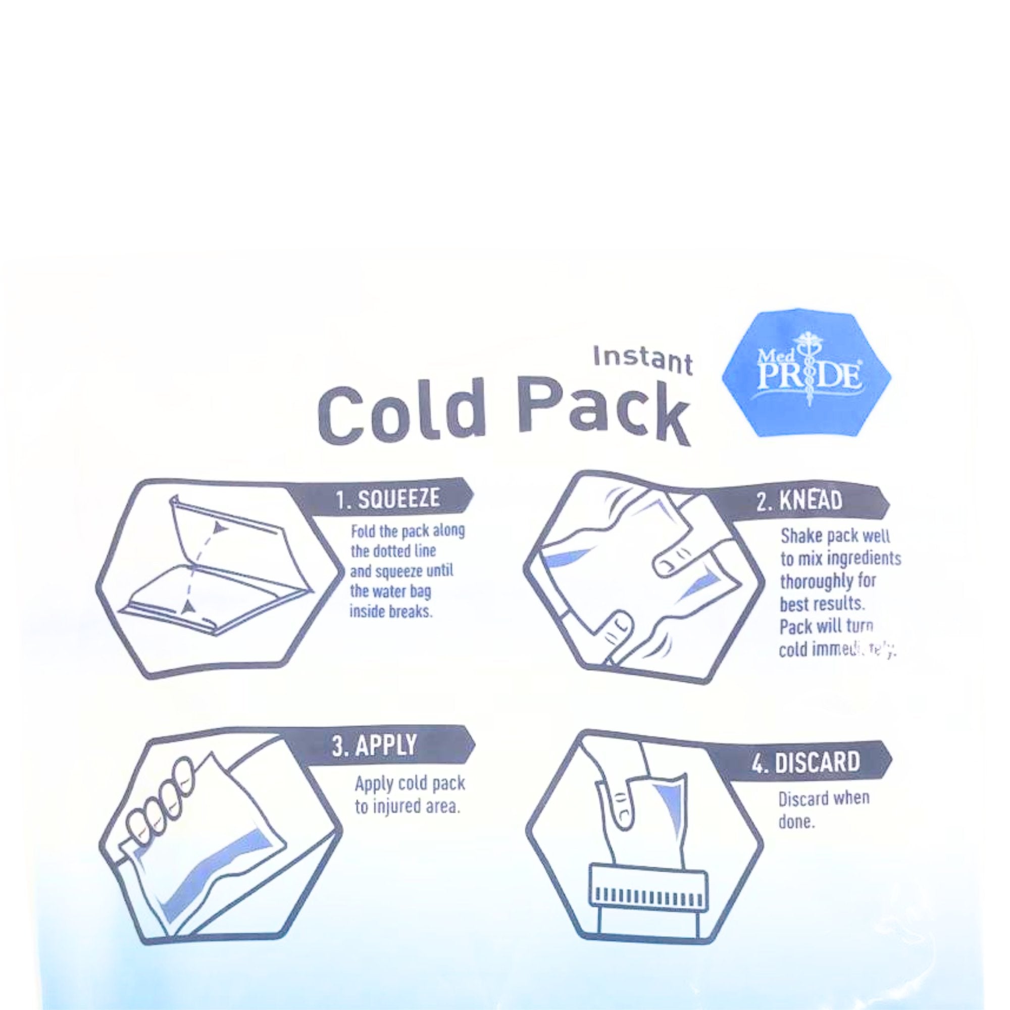 Instant Cold Pack Cooling Relief: 1 Pack Personal Care Safety product detail image