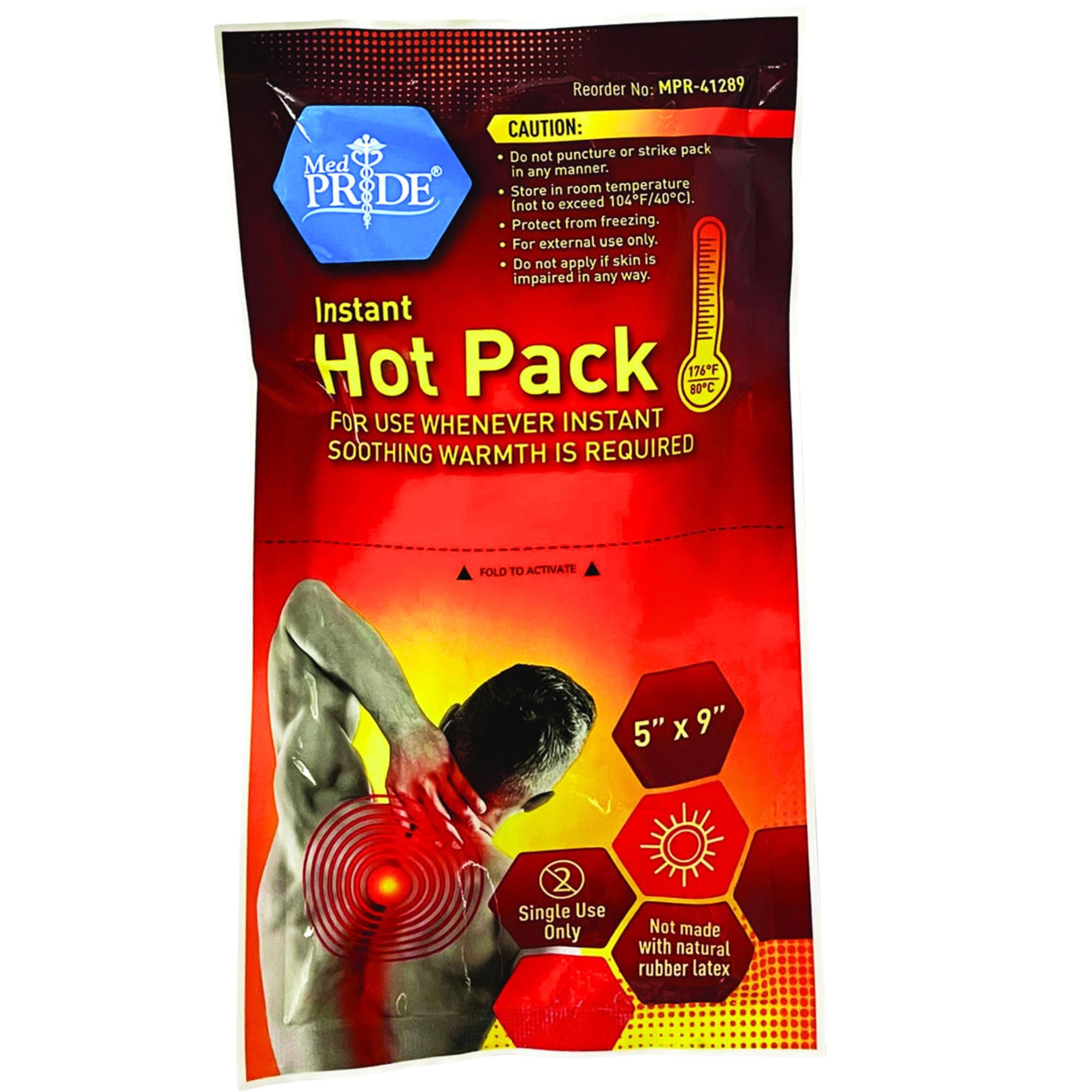 Instant Hot Pack Heat Therapy: 1 Pack Personal Care Safety main product image