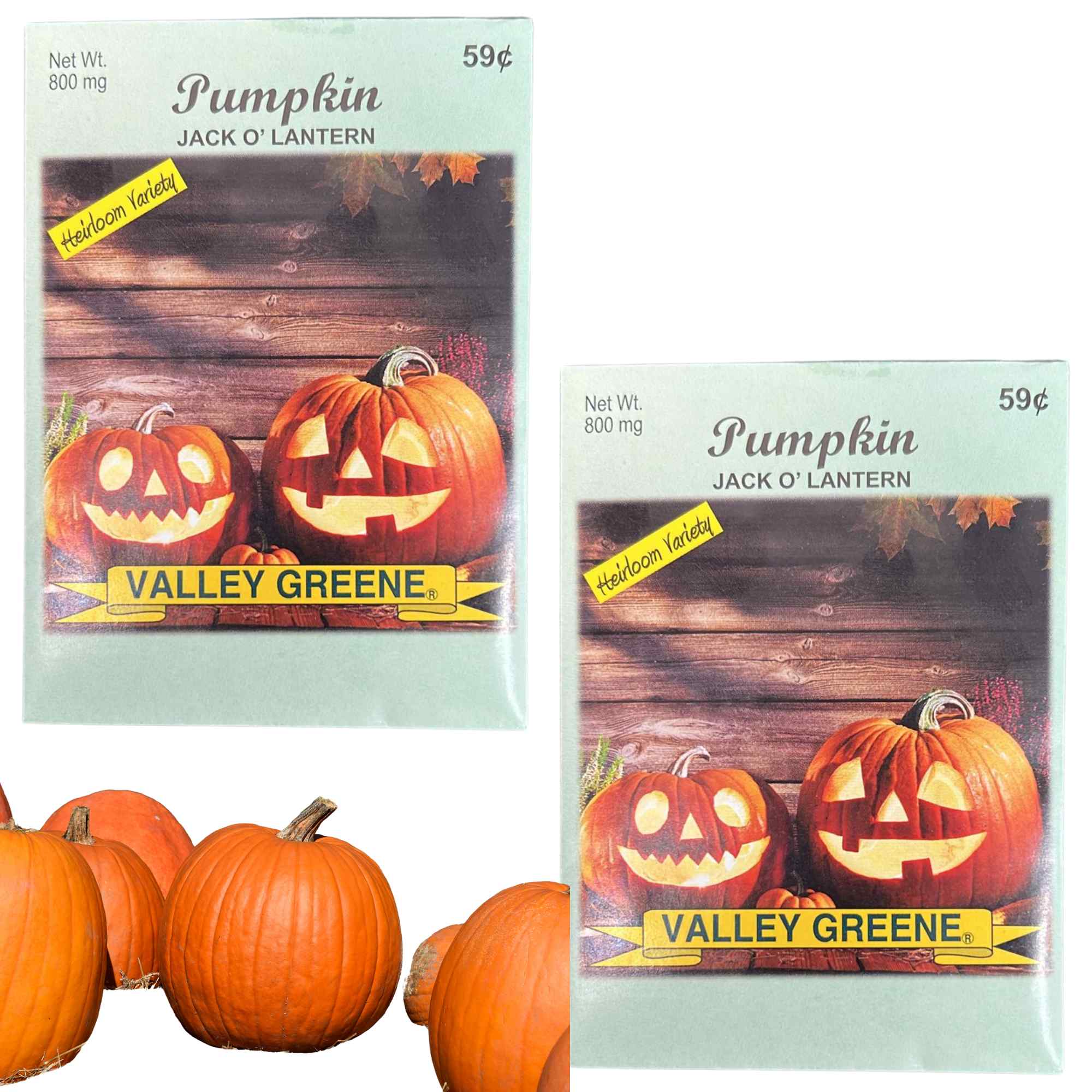 Valley Greene 800mg Pumpkin Seeds – Jack O'Lantern: 2 Pack main product image
