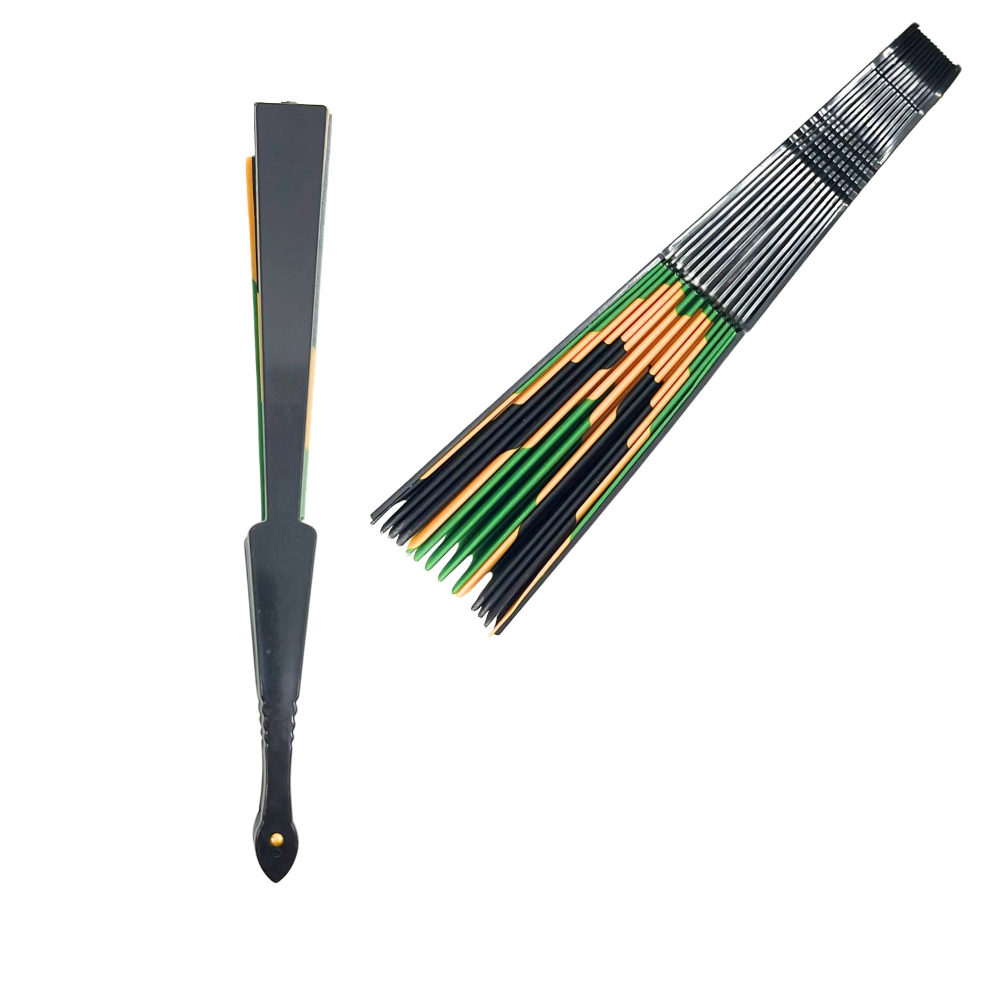 14 x 9 Inches Jamaica Flag Hand Folding Fan: 1 Pack Souvenir, Novelty & Souvenir Catalog size and feature image