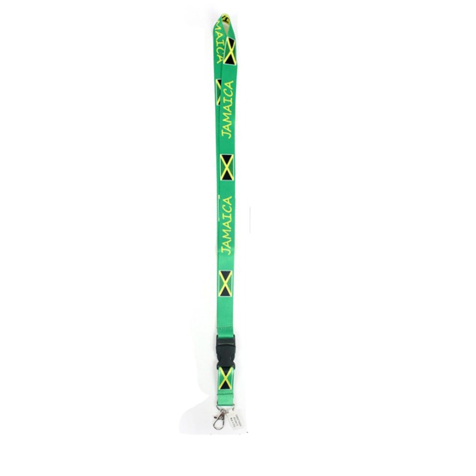 Jamaica Flag Lanyard Keychain with Quick Release – Neck Strap for Keys, ID Cards, and Badge