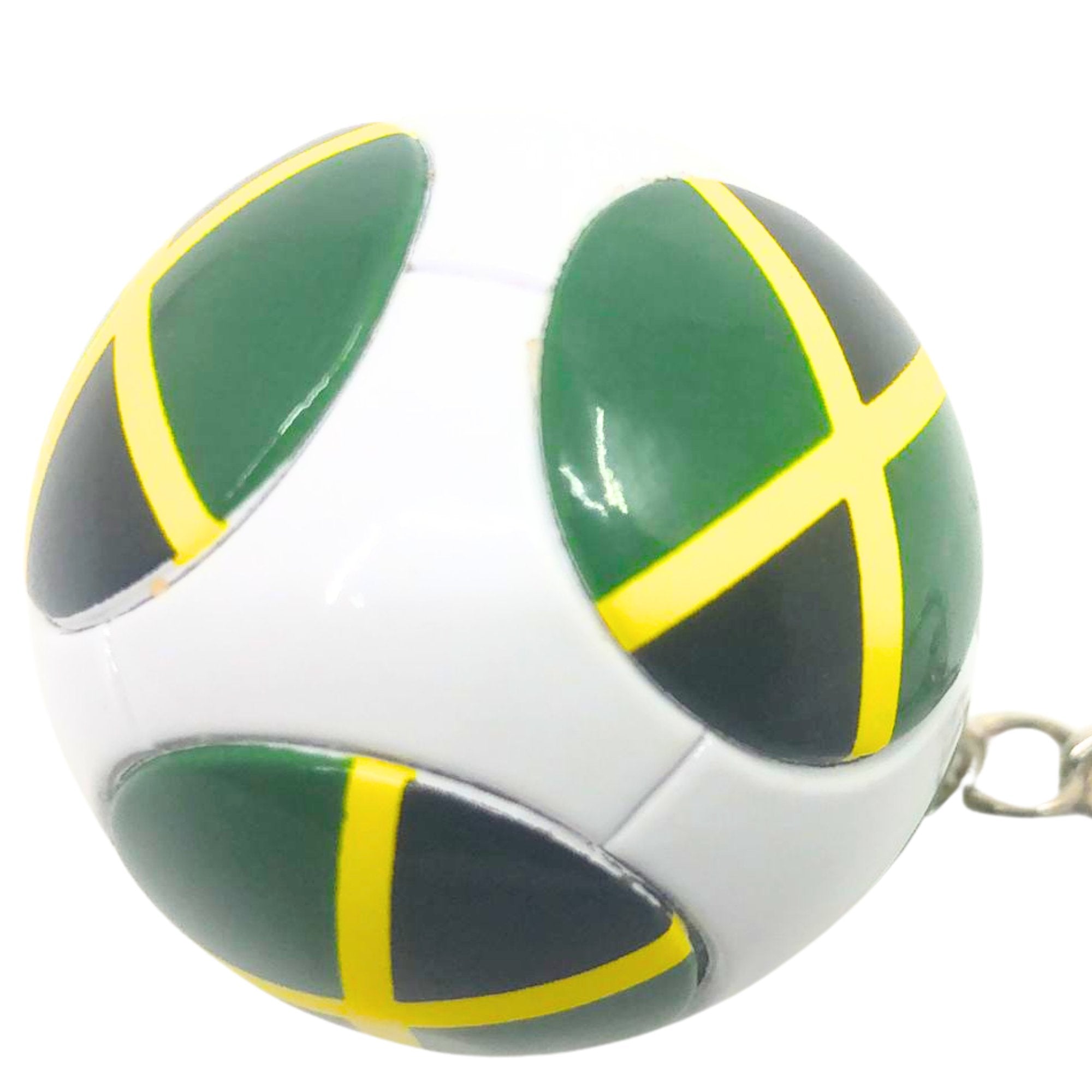 Key Chain with Jamaican Flag Ball – Compact and Convenient Tool On the Go: 1 Pack Keychain Novelty & Souvenir Catalog size