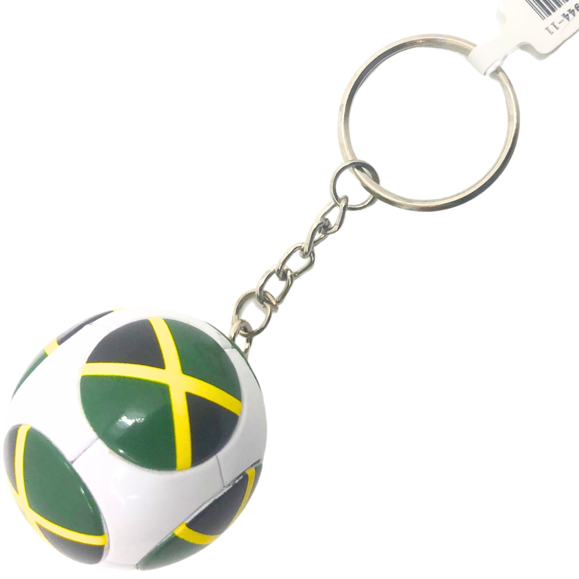 Key Chain with Jamaican Flag Ball – Compact and Convenient Tool On the Go: 1 Pack Keychain Novelty & Souvenir Catalog main