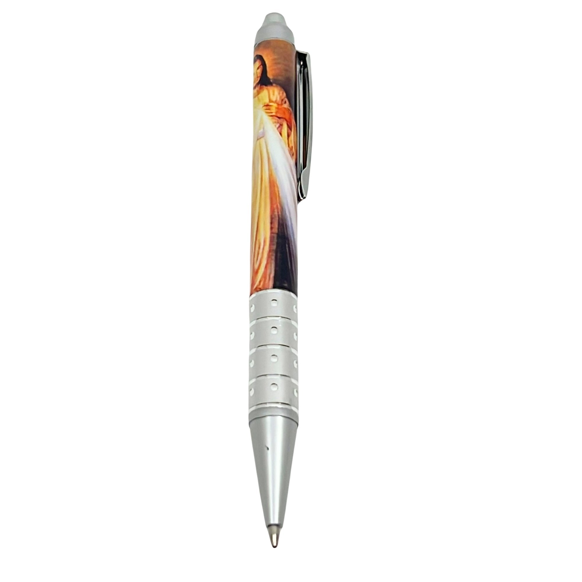 Jesus, Last Supper, St. Reinare, Garden of Eden & Virgin Mary Pens with Soft Grip: 1 Pack Ballpoint Pens Ballpoint Pens